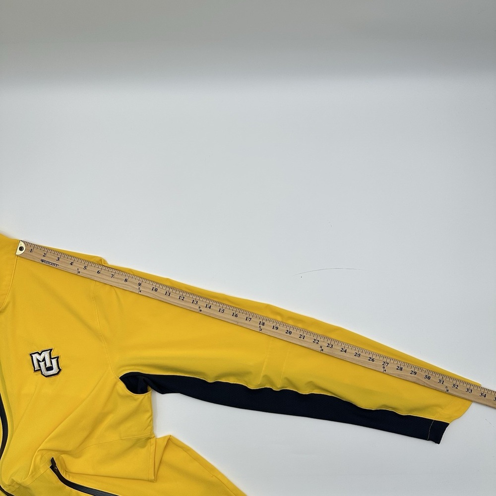 Air Jordan Marquette Golden Full Zip-Up Sideline Jacket Mens Large Dri-FIT‎ Gold - Picture 10 of 13